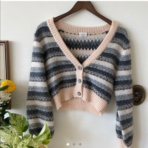 Wilfred Aritzia Striped Cardigan